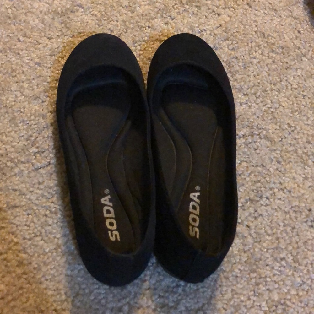 Black flats